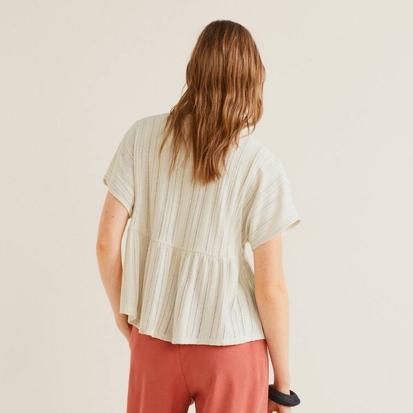 Mango Openwork knit t-shirt - Picture 2 of 5